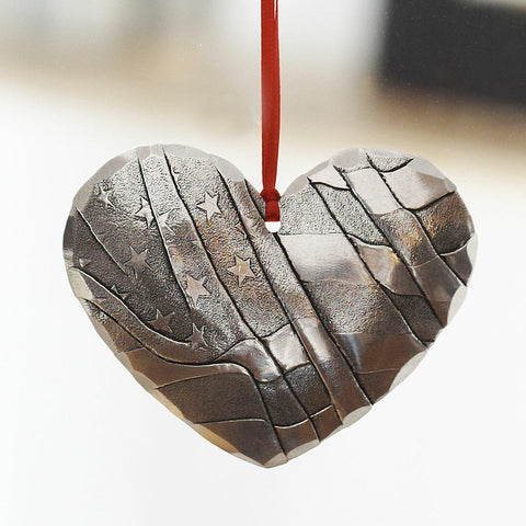 Heart of America Ornament (Aluminum)