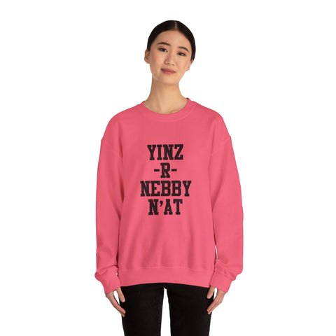 Heavy Blend Crewneck Sweatshirt - Yinz R Nebby Unisex Classic Fit Pullover Sweatshirt - YinzerShop