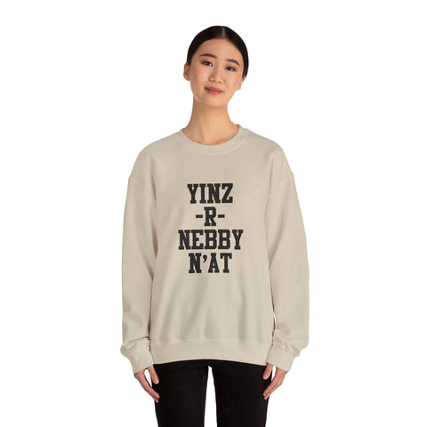 Heavy Blend Crewneck Sweatshirt - Yinz R Nebby Unisex Classic Fit Pullover Sweatshirt - YinzerShop