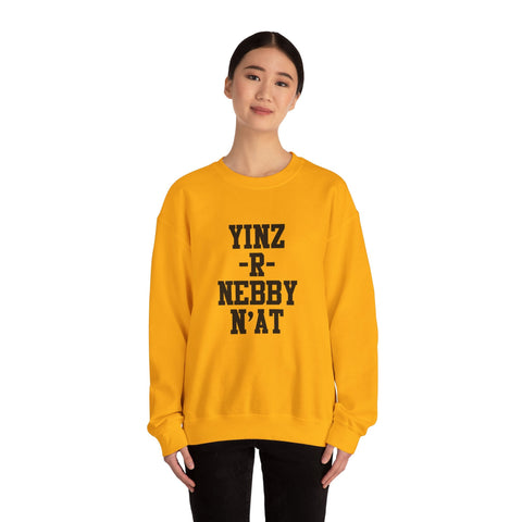 Heavy Blend Crewneck Sweatshirt - Yinz R Nebby Unisex Classic Fit Pullover Sweatshirt - YinzerShop