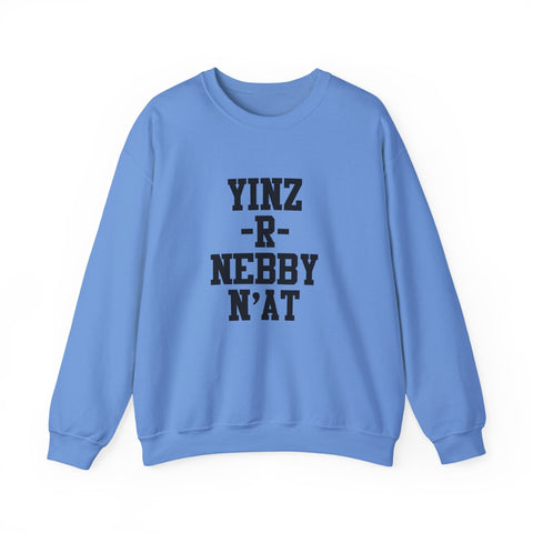 Heavy Blend Crewneck Sweatshirt - Yinz R Nebby Unisex Classic Fit Pullover Sweatshirt - YinzerShop