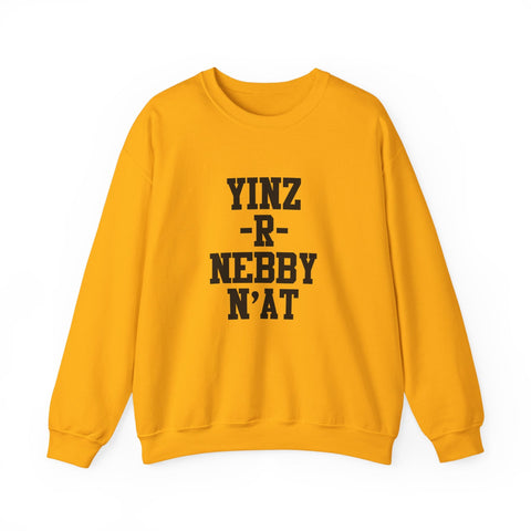 Heavy Blend Crewneck Sweatshirt - Yinz R Nebby Unisex Classic Fit Pullover Sweatshirt - YinzerShop