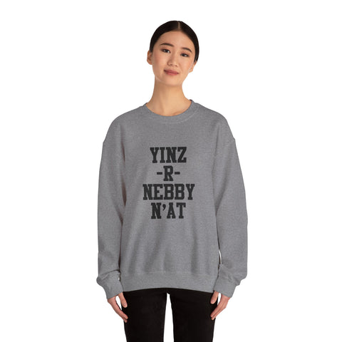 Heavy Blend Crewneck Sweatshirt - Yinz R Nebby Unisex Classic Fit Pullover Sweatshirt - YinzerShop