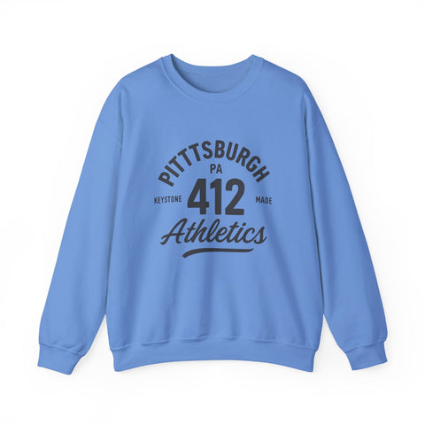 Heavy Blend Sweatshirt - 412 Keystone Made Classic Fit Crewneck Sweatshirt Sweatshirt - YinzerShop