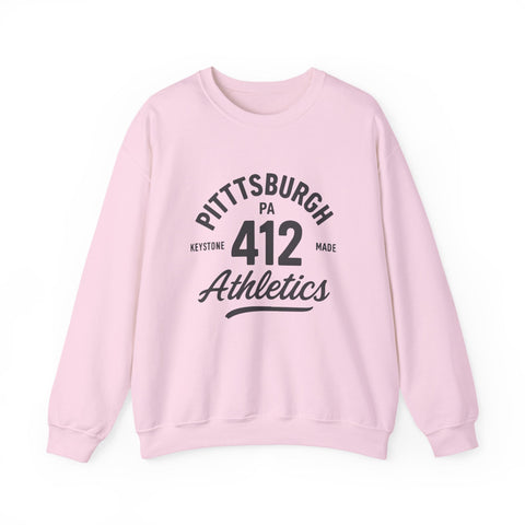 Heavy Blend Sweatshirt - 412 Keystone Made Classic Fit Crewneck Sweatshirt Sweatshirt - YinzerShop