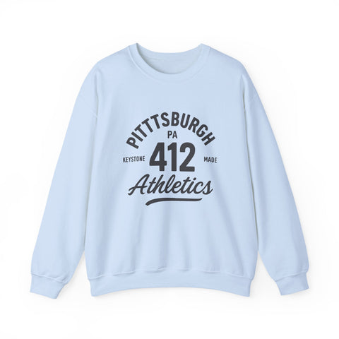 Heavy Blend Sweatshirt - 412 Keystone Made Classic Fit Crewneck Sweatshirt Sweatshirt - YinzerShop