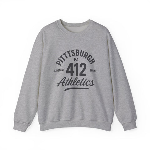Heavy Blend Sweatshirt - 412 Keystone Made Classic Fit Crewneck Sweatshirt Sweatshirt - YinzerShop