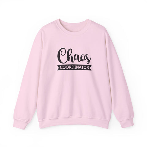 Heavy Blend Sweatshirt - Chaos Coordinator Crewneck | Cozy Cotton Blend, Classic Fit Sweatshirt - YinzerShop