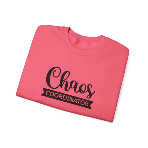 Heavy Blend Sweatshirt - Chaos Coordinator Crewneck | Cozy Cotton Blend, Classic Fit Sweatshirt - YinzerShop