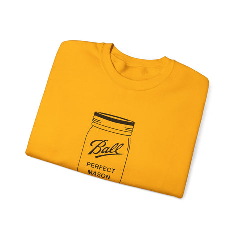 Heavy Blend Sweatshirt - Gildan Crewneck Classic Fit Unisex Cotton Polyester Blend Sweatshirt - YinzerShop