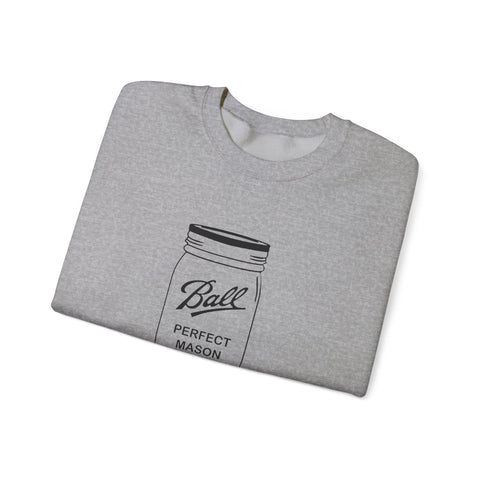Heavy Blend Sweatshirt - Gildan Crewneck Classic Fit Unisex Cotton Polyester Blend Sweatshirt - YinzerShop