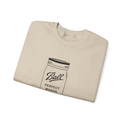 Heavy Blend Sweatshirt - Gildan Crewneck Classic Fit Unisex Cotton Polyester Blend Sweatshirt - YinzerShop