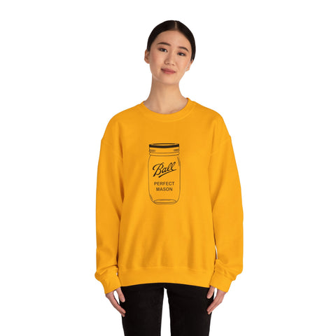 Heavy Blend Sweatshirt - Gildan Crewneck Classic Fit Unisex Cotton Polyester Blend Sweatshirt - YinzerShop