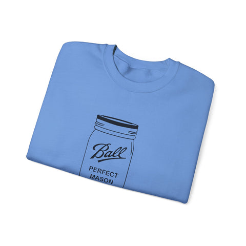 Heavy Blend Sweatshirt - Gildan Crewneck Classic Fit Unisex Cotton Polyester Blend Sweatshirt - YinzerShop
