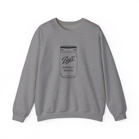Heavy Blend Sweatshirt - Gildan Crewneck Classic Fit Unisex Cotton Polyester Blend Sweatshirt - YinzerShop