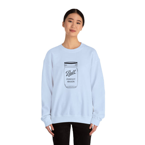 Heavy Blend Sweatshirt - Gildan Crewneck Classic Fit Unisex Cotton Polyester Blend Sweatshirt - YinzerShop