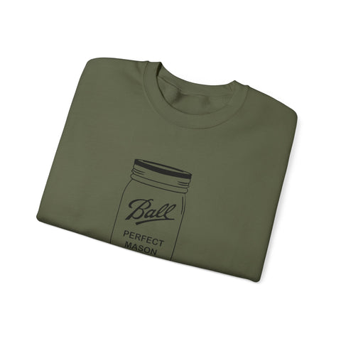 Heavy Blend Sweatshirt - Gildan Crewneck Classic Fit Unisex Cotton Polyester Blend Sweatshirt - YinzerShop