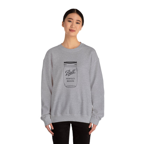 Heavy Blend Sweatshirt - Gildan Crewneck Classic Fit Unisex Cotton Polyester Blend Sweatshirt - YinzerShop