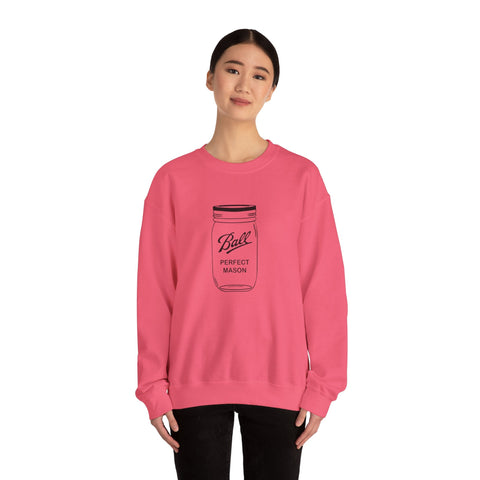 Heavy Blend Sweatshirt - Gildan Crewneck Classic Fit Unisex Cotton Polyester Blend Sweatshirt - YinzerShop