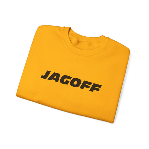 Heavy Blend Sweatshirt - Jagoff Gildan Crewneck Unisex Cotton Polyester Blend Sweatshirt - YinzerShop