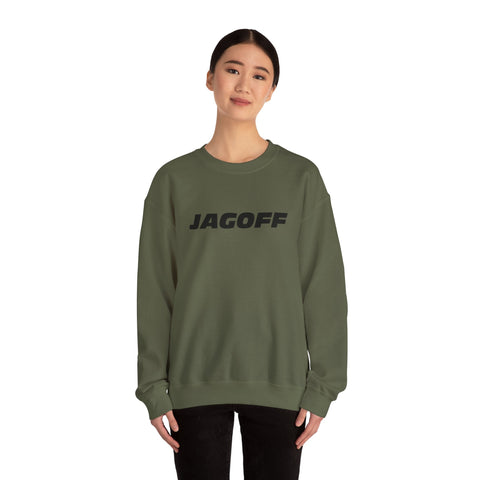 Heavy Blend Sweatshirt - Jagoff Gildan Crewneck Unisex Cotton Polyester Blend Sweatshirt - YinzerShop