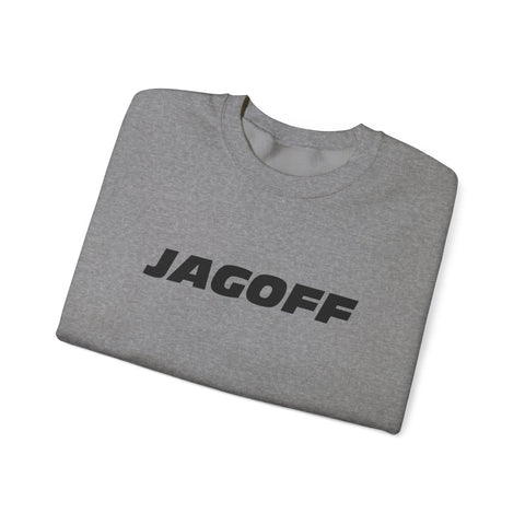 Heavy Blend Sweatshirt - Jagoff Gildan Crewneck Unisex Cotton Polyester Blend Sweatshirt - YinzerShop