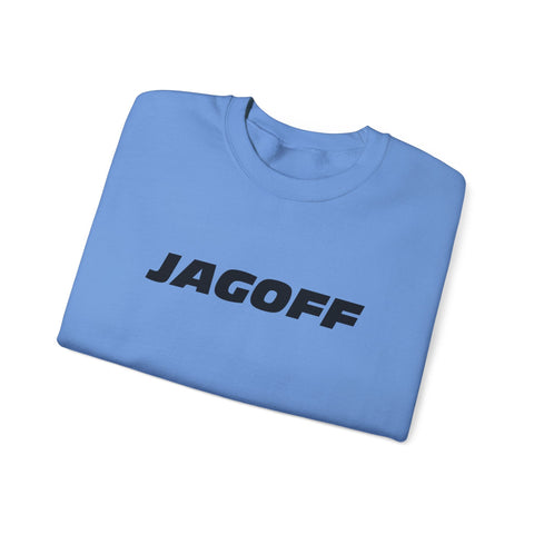 Heavy Blend Sweatshirt - Jagoff Gildan Crewneck Unisex Cotton Polyester Blend Sweatshirt - YinzerShop