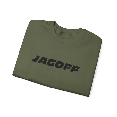 Heavy Blend Sweatshirt - Jagoff Gildan Crewneck Unisex Cotton Polyester Blend Sweatshirt - YinzerShop