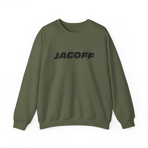 Heavy Blend Sweatshirt - Jagoff Gildan Crewneck Unisex Cotton Polyester Blend Sweatshirt - YinzerShop