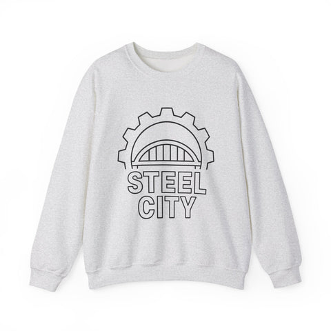 Heavy Blend Sweatshirt - Pittsburgh Steel City Gear Crewneck Unisex Pullover Sweatshirt - YinzerShop