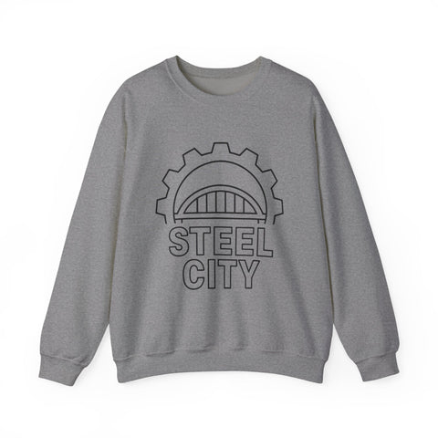 Heavy Blend Sweatshirt - Pittsburgh Steel City Gear Crewneck Unisex Pullover Sweatshirt - YinzerShop