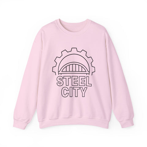 Heavy Blend Sweatshirt - Pittsburgh Steel City Gear Crewneck Unisex Pullover Sweatshirt - YinzerShop