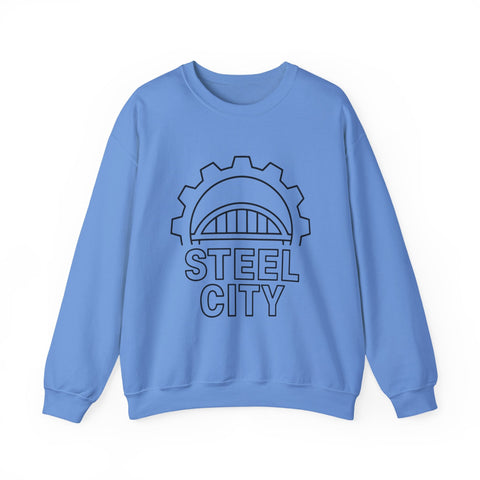 Heavy Blend Sweatshirt - Pittsburgh Steel City Gear Crewneck Unisex Pullover Sweatshirt - YinzerShop