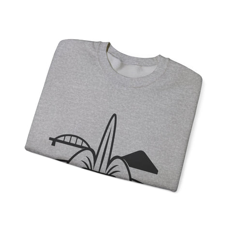 Heavy Blend Sweatshirt - Point State Park Crewneck Unisex Pullover With Soft Breathable Fabric Sweatshirt - YinzerShop