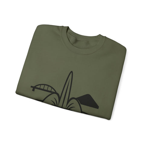 Heavy Blend Sweatshirt - Point State Park Crewneck Unisex Pullover With Soft Breathable Fabric Sweatshirt - YinzerShop