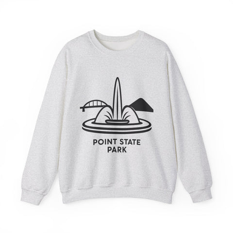 Heavy Blend Sweatshirt - Point State Park Crewneck Unisex Pullover With Soft Breathable Fabric Sweatshirt - YinzerShop