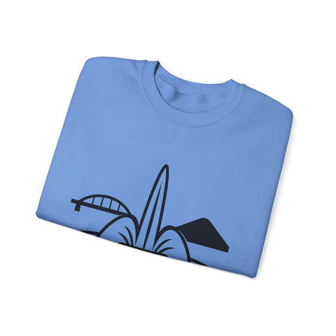 Heavy Blend Sweatshirt - Point State Park Crewneck Unisex Pullover With Soft Breathable Fabric Sweatshirt - YinzerShop