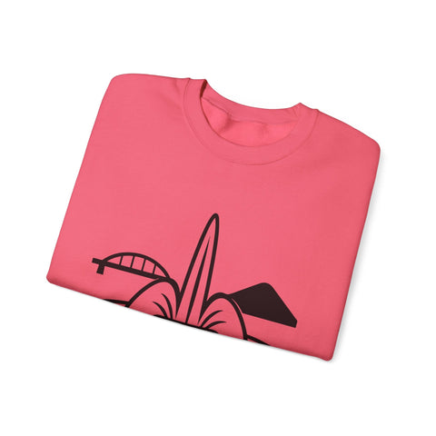 Heavy Blend Sweatshirt - Point State Park Crewneck Unisex Pullover With Soft Breathable Fabric Sweatshirt - YinzerShop