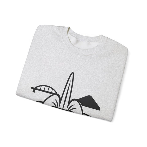 Heavy Blend Sweatshirt - Point State Park Crewneck Unisex Pullover With Soft Breathable Fabric Sweatshirt - YinzerShop