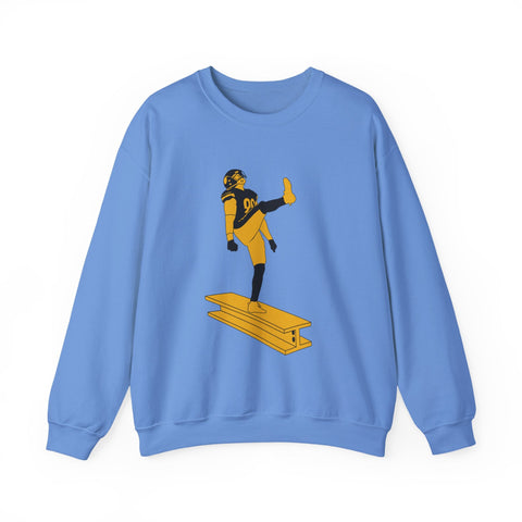 Heavy Blend Sweatshirt The Kick - Classic Fit Crewneck Pullover With Durable Stitching Sweatshirt - YinzerShop