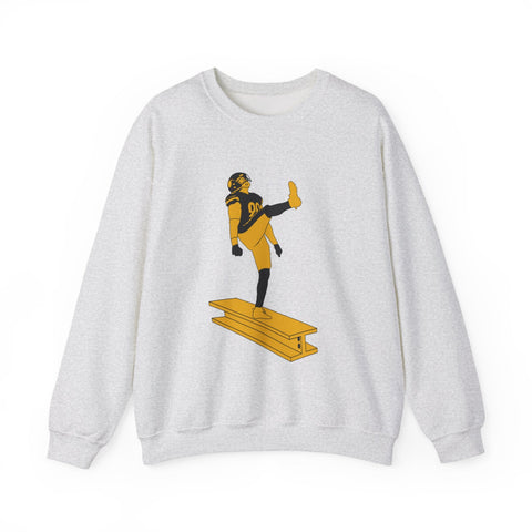 Heavy Blend Sweatshirt The Kick - Classic Fit Crewneck Pullover With Durable Stitching Sweatshirt - YinzerShop