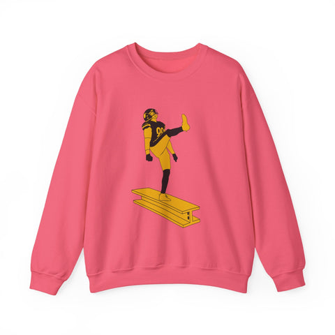 Heavy Blend Sweatshirt The Kick - Classic Fit Crewneck Pullover With Durable Stitching Sweatshirt - YinzerShop