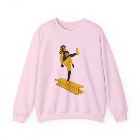 Heavy Blend Sweatshirt The Kick - Classic Fit Crewneck Pullover With Durable Stitching Sweatshirt - YinzerShop