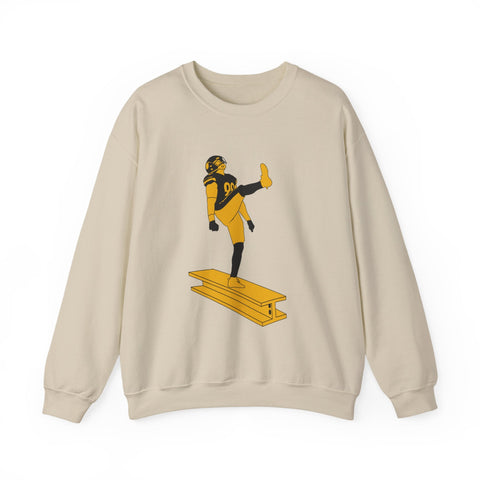 Heavy Blend Sweatshirt The Kick - Classic Fit Crewneck Pullover With Durable Stitching Sweatshirt - YinzerShop