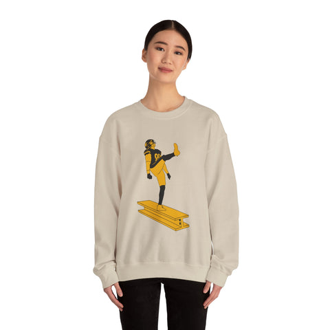 Heavy Blend Sweatshirt The Kick - Classic Fit Crewneck Pullover With Durable Stitching Sweatshirt - YinzerShop