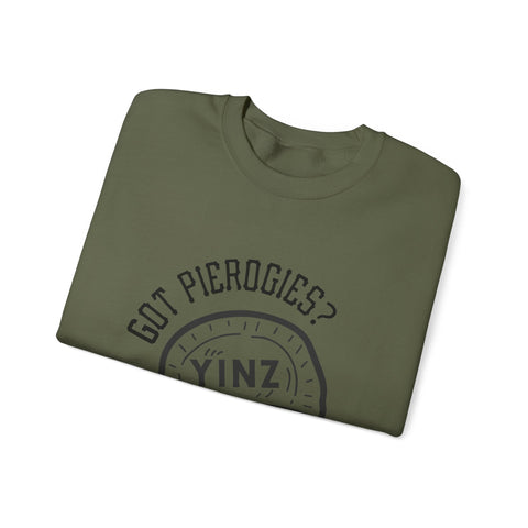 Heavy Blend Sweatshirt - Yinz Got Pierogies? Classic Crewneck Pullover Sweatshirt - YinzerShop