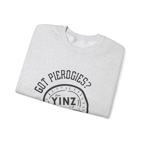 Heavy Blend Sweatshirt - Yinz Got Pierogies? Classic Crewneck Pullover Sweatshirt - YinzerShop