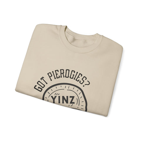 Heavy Blend Sweatshirt - Yinz Got Pierogies? Classic Crewneck Pullover Sweatshirt - YinzerShop