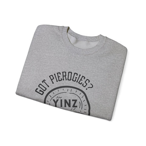 Heavy Blend Sweatshirt - Yinz Got Pierogies? Classic Crewneck Pullover Sweatshirt - YinzerShop