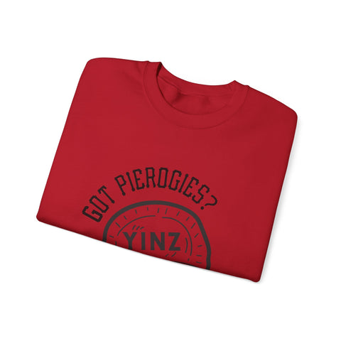 Heavy Blend Sweatshirt - Yinz Got Pierogies? Classic Crewneck Pullover Sweatshirt - YinzerShop